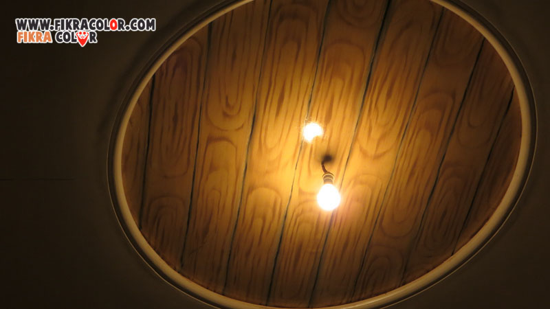 تعليم موديل جديد من دهانات التخشيب بطريقة كأنك ترى خشب حقيقياً Wooden roof