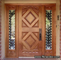  افضل تصميمات الأبواب الخشبية